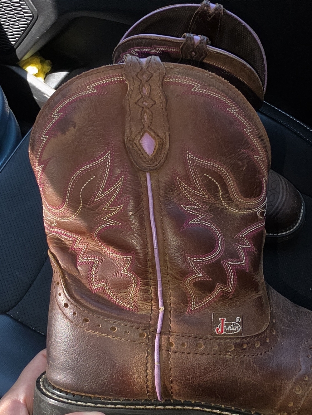 JUSTIN GYPSY BOOTS STYLE L9903 Womens 8B - Picture 5 of 11